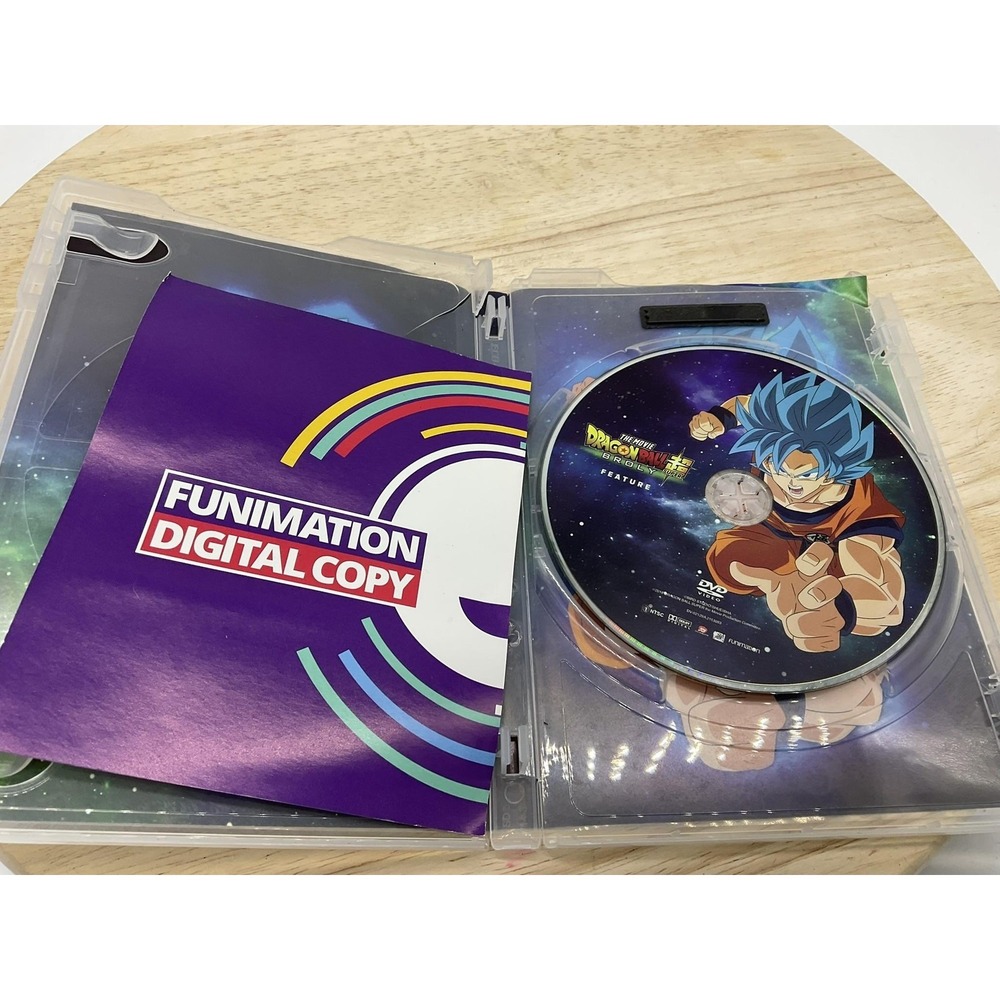 Dragon Ball Super Broly The Movie DVD 2018 Funimation PG Widescreen Anime - Picture 5 of 14